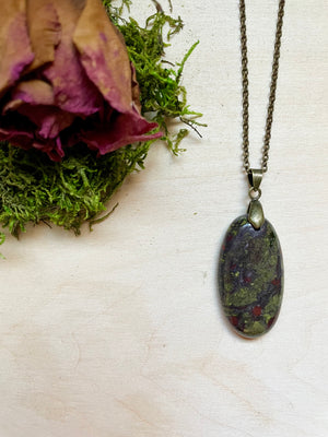 Dragon's Blood Jasper Necklace