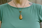 Tigers Eye Toggle Necklace