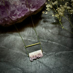 Long Amethyst Slice