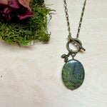 Large Dragon's Blood Jasper Toggle Necklace