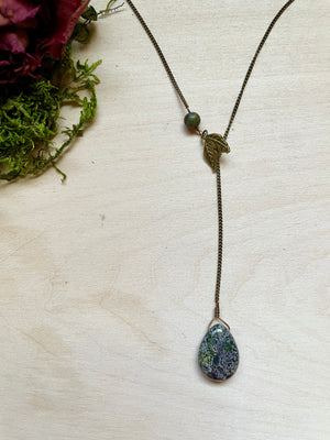 Dragon's Blood Jasper Lariat