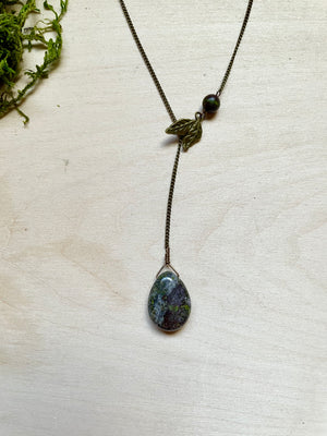 Dragon's Blood Jasper Lariat