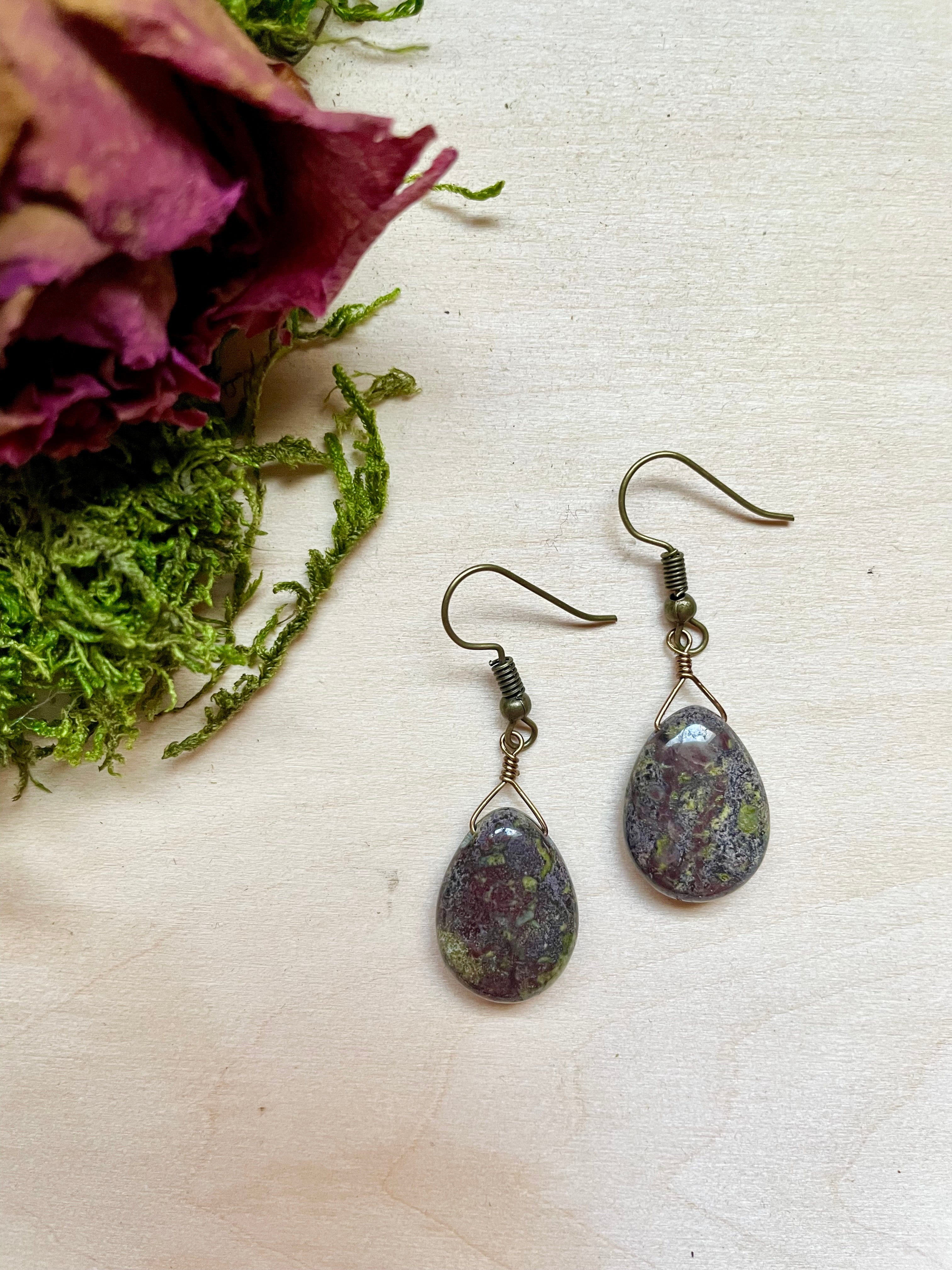 Dragons Blood Jasper Drops