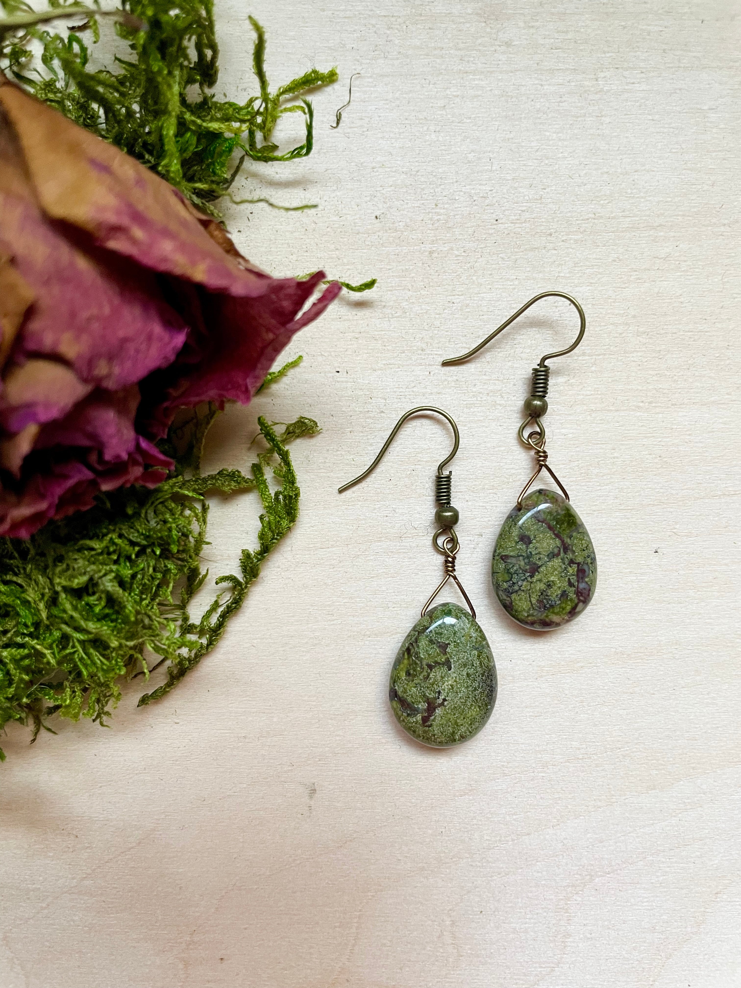 Dragons Blood Jasper Drops