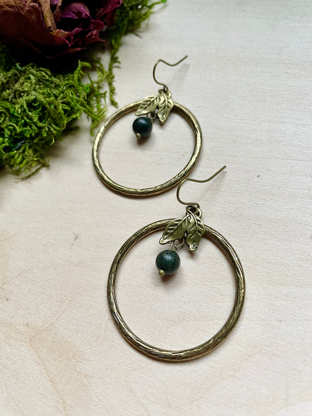 Jasper Mistletoe Hoops