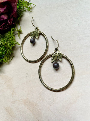 Jasper Mistletoe Hoops