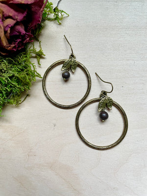 Jasper Mistletoe Hoops