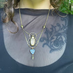Scarab Beetle Statement Necklace