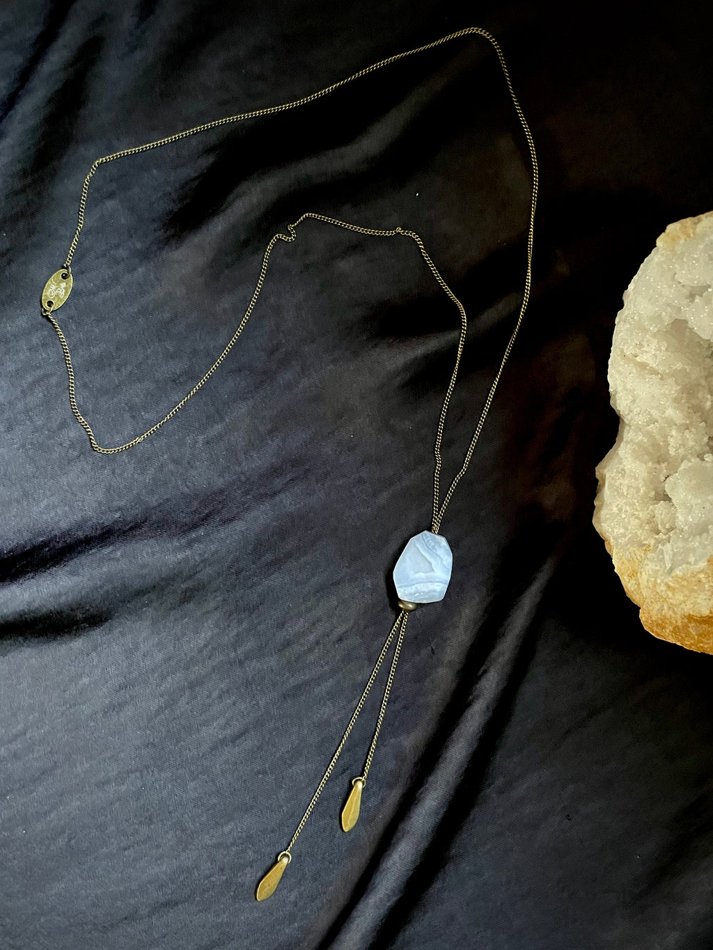 Blue Lace Agate Bolo