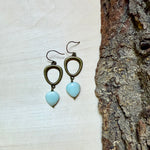 Shielded Amazonite Earrings