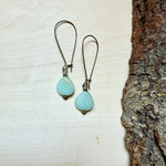 Amazonite Shielded Earrings