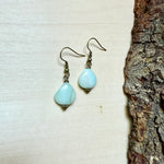 Amazonite Shielded Earrings