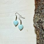 Amazonite Shielded Earrings