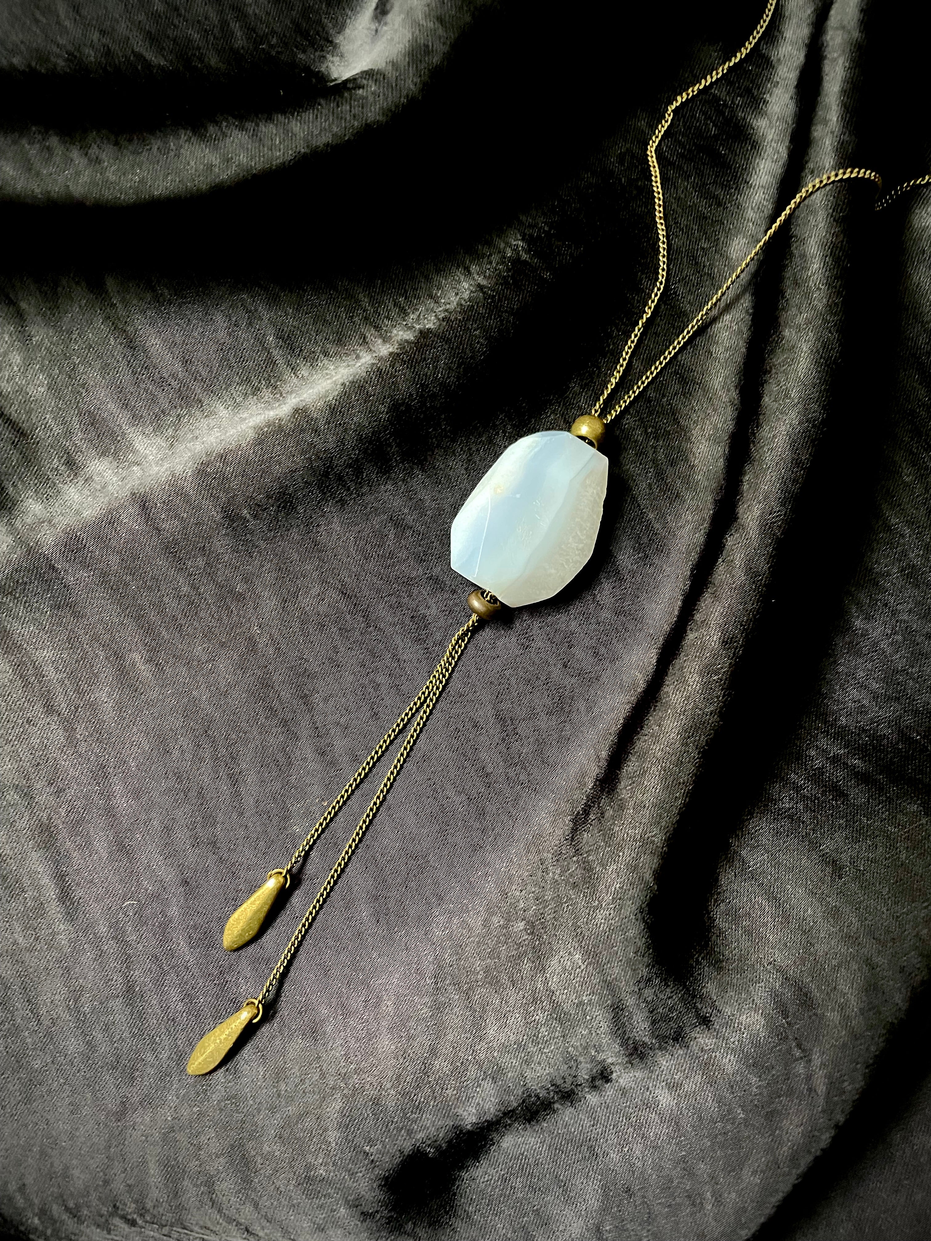 Blue Lace Agate Bolo