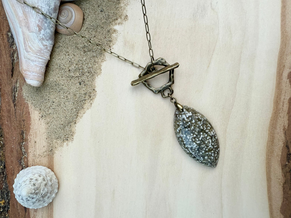Toggle Ocean Jasper - Marquise