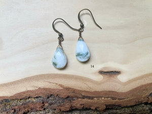 Moss Opal Earrings