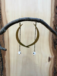 Tourmalinated Quartz Crescent Moon Starry Night