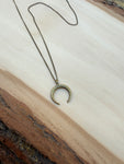 Small Goddess Moon Necklace