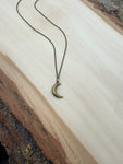 Small Crescent Moon Necklace