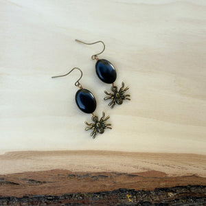 Black Agate Spiders