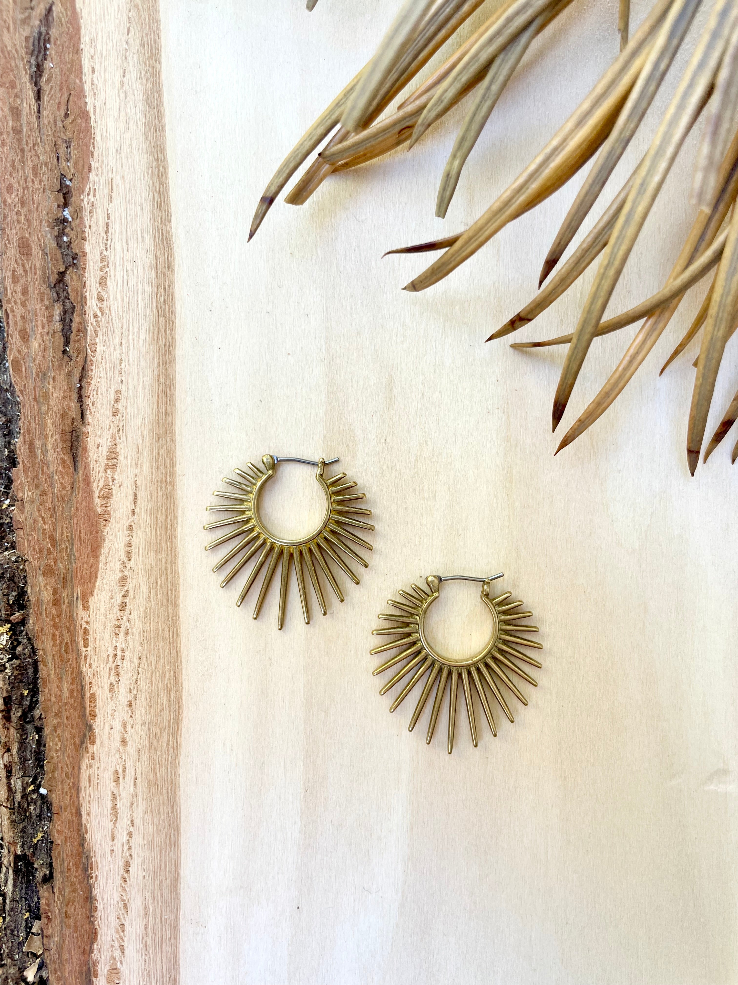 Sun Burst Earrings