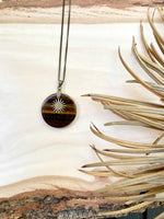 Tiger's Eye Sun Burst Necklace