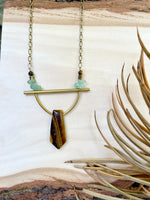 Tiger's Eye + Green Aventurine Solar Flare