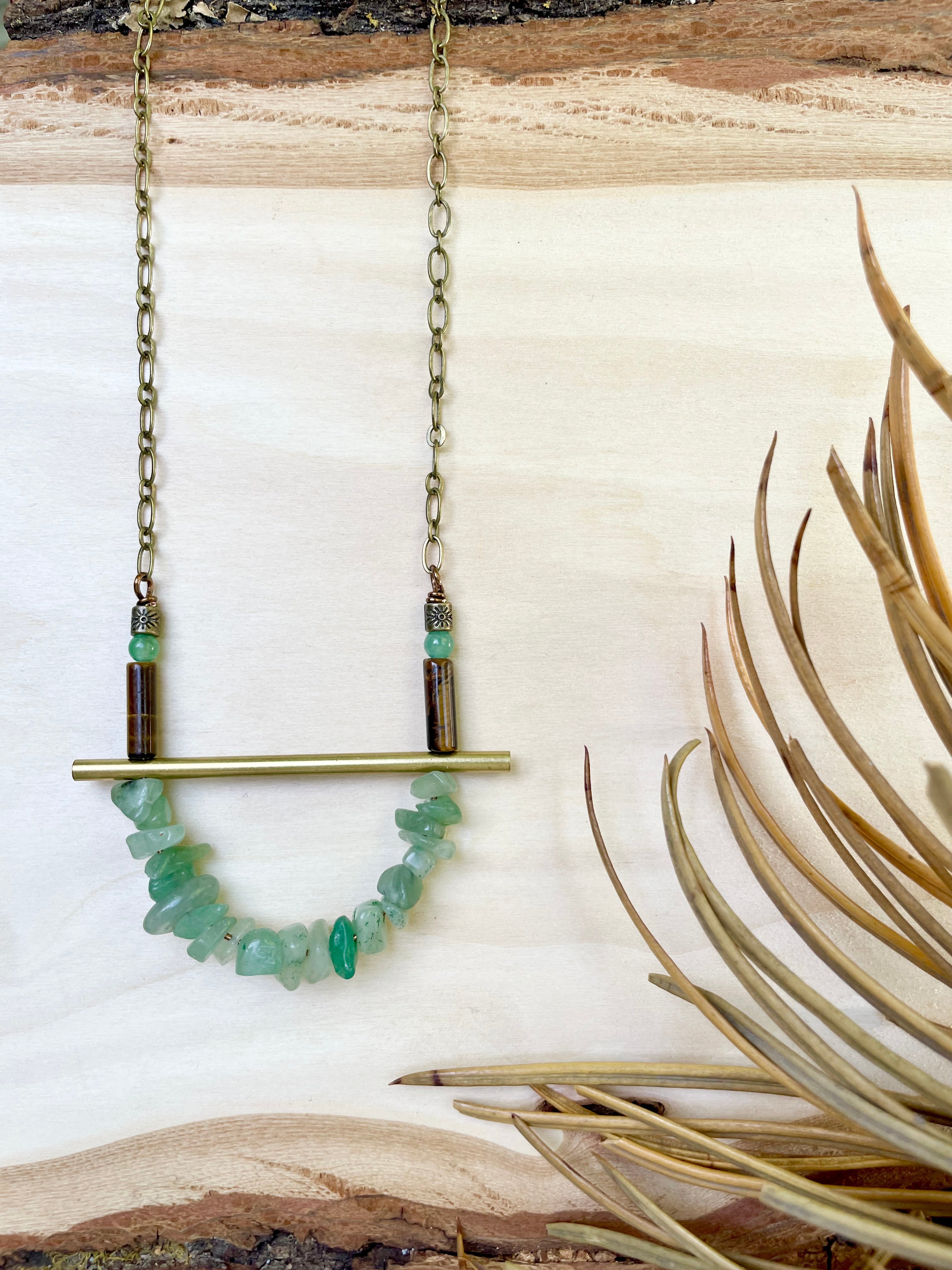 Green Aventurine Lucky Layering Necklace