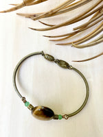 Tiger's Eye + Green Aventurine Bracelet