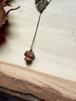 Red Creek Jasper + Oak Lariat
