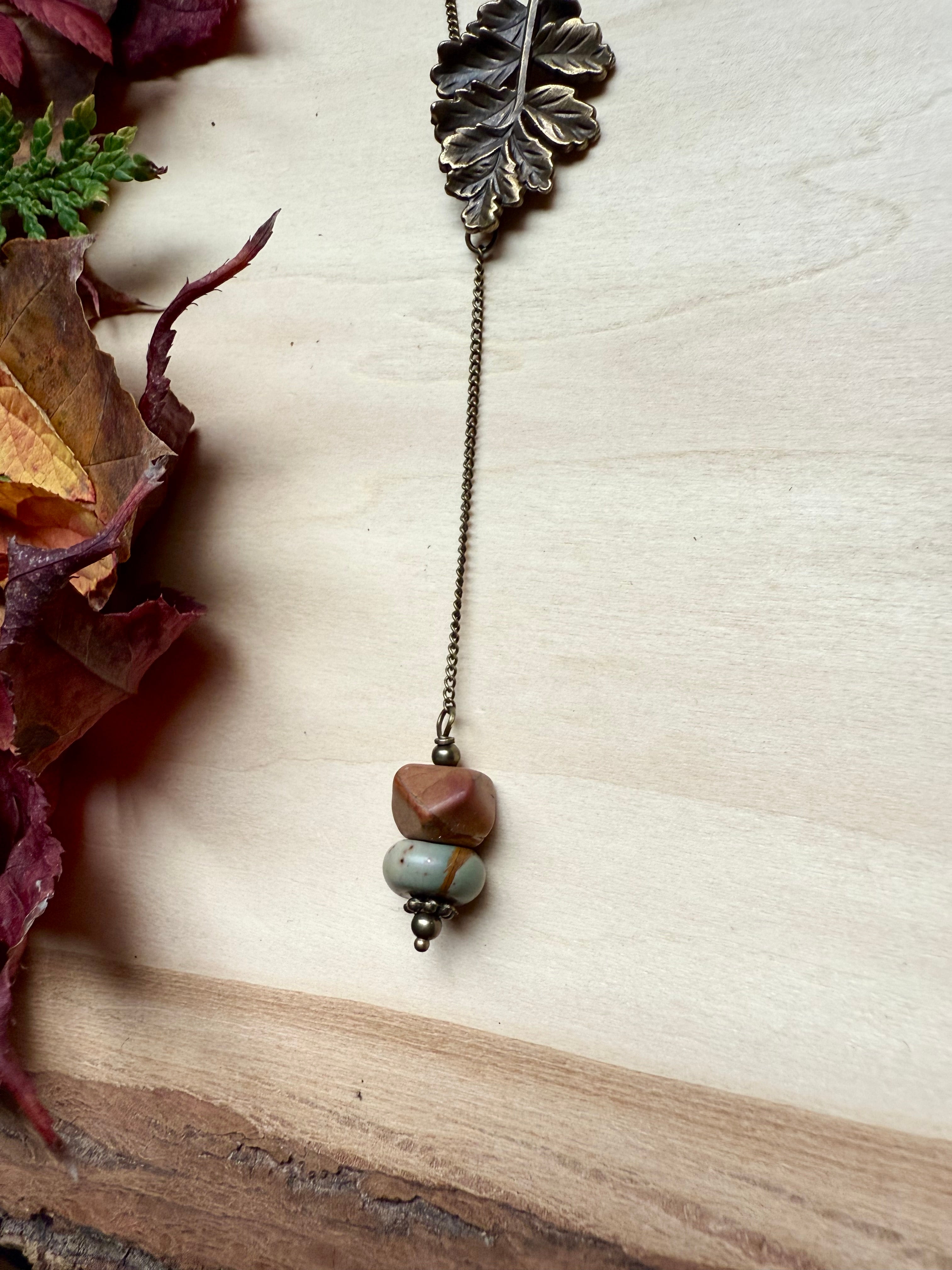 Red Creek Jasper + Oak Lariat