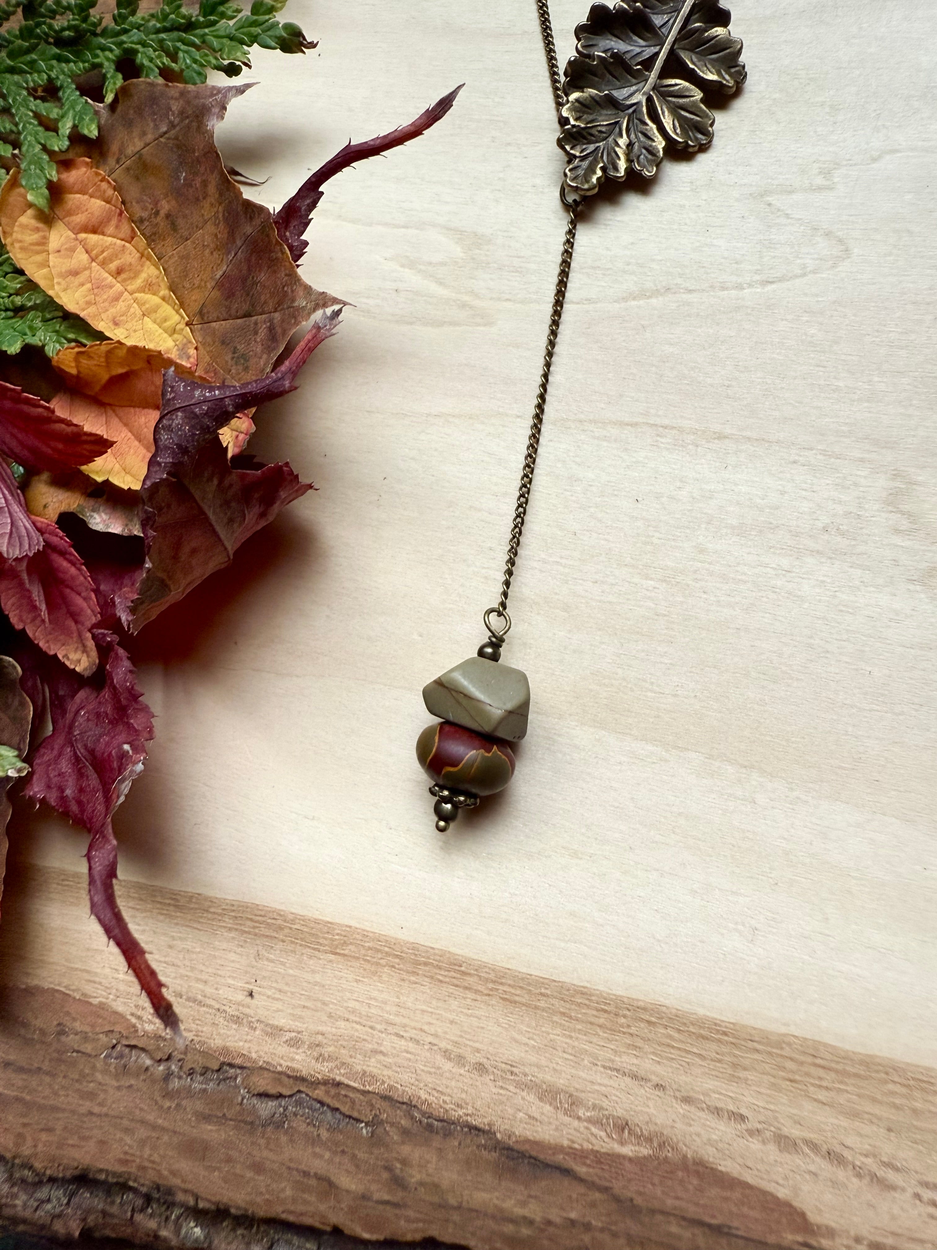 Red Creek Jasper + Oak Lariat