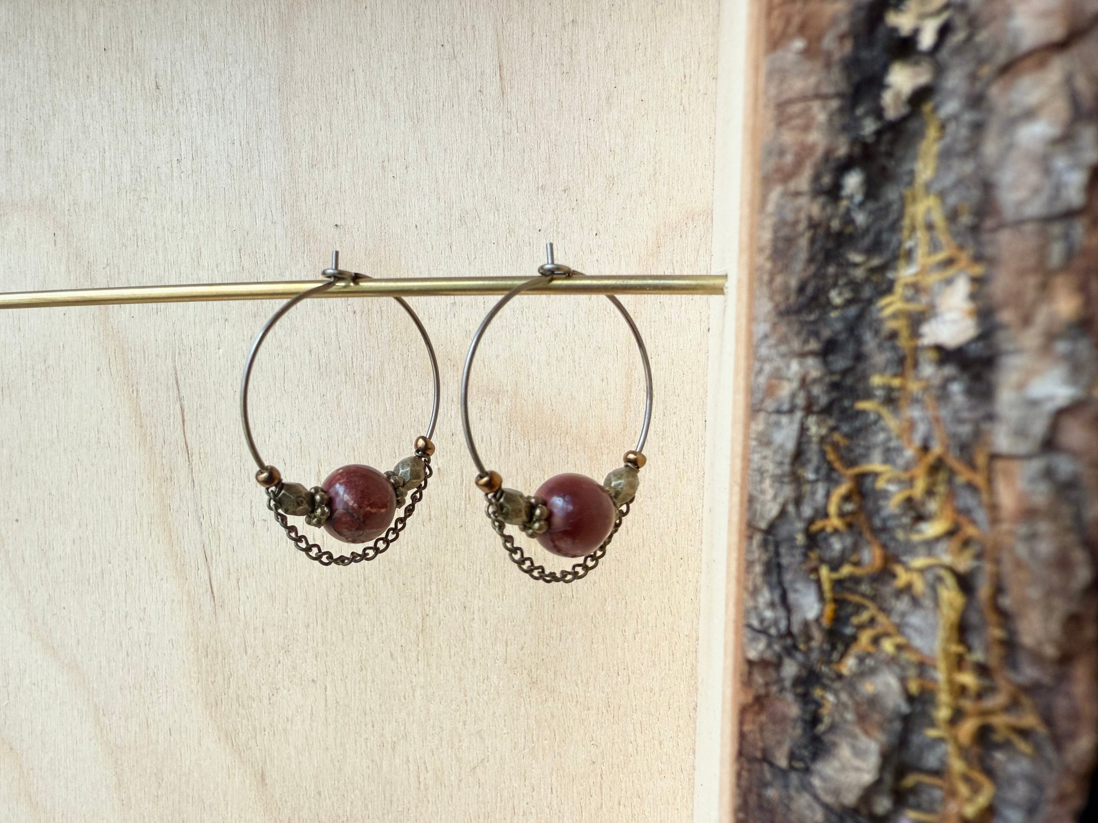 Red Creek Jasper hoops