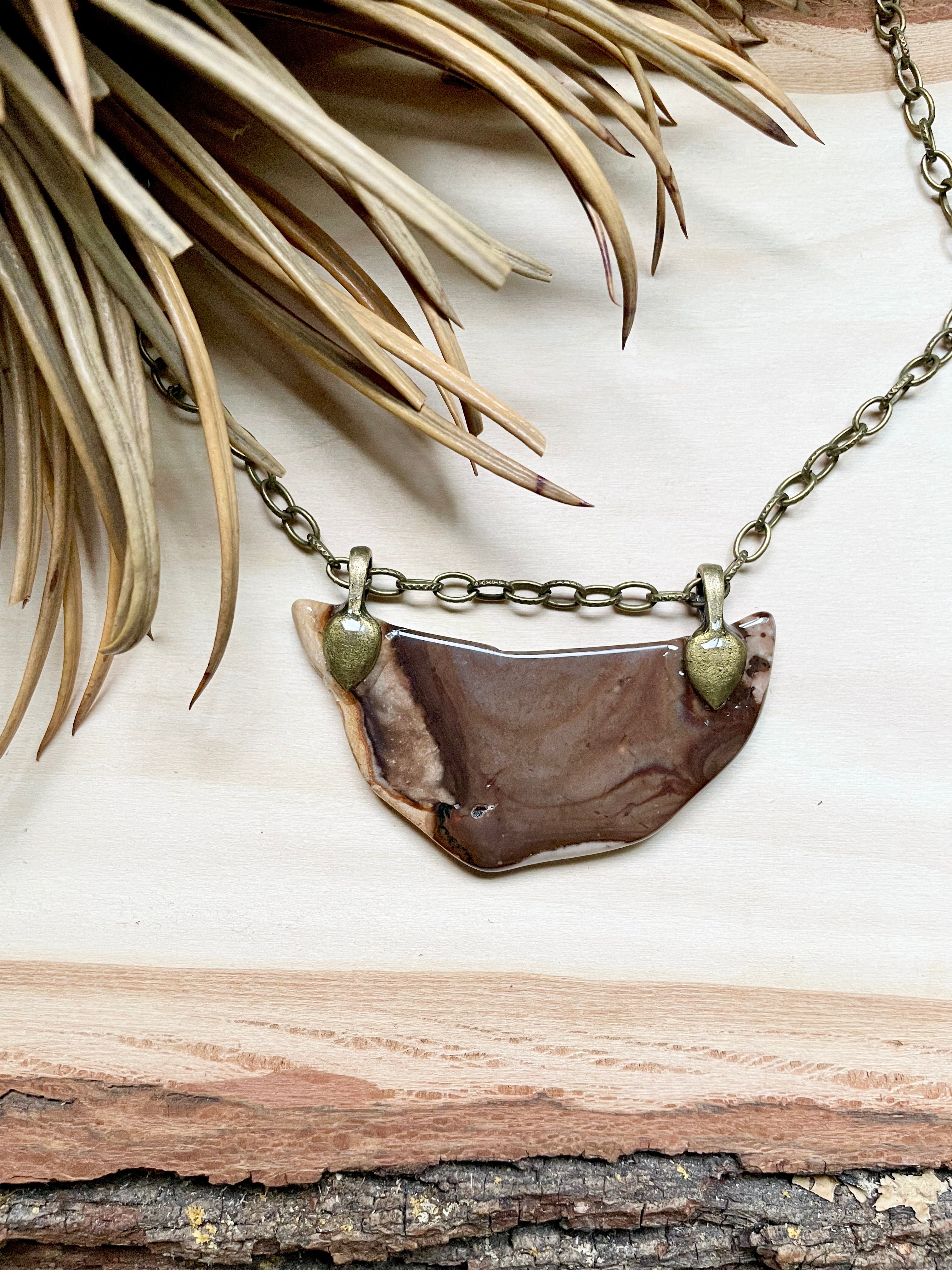 Biggs Picture Jasper Statement Necklace