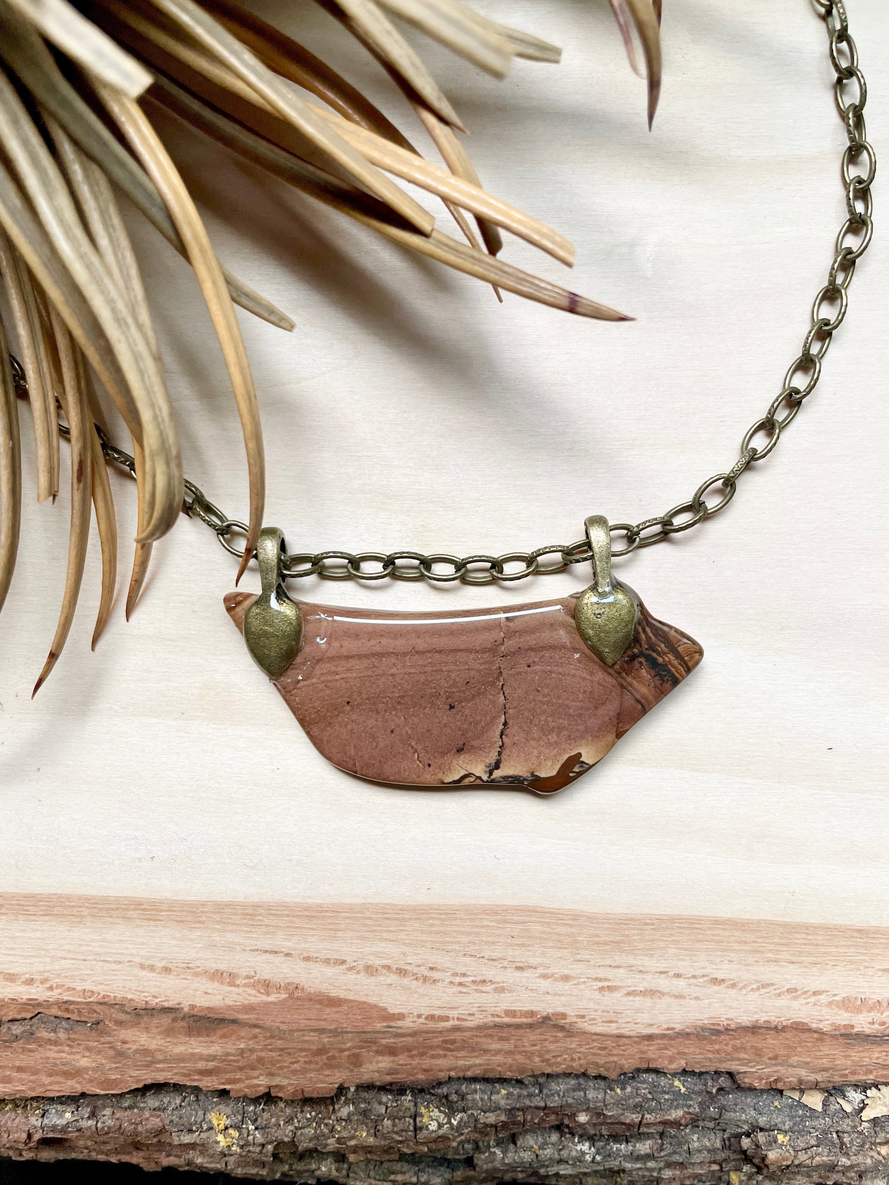 Biggs Jasper Statement Necklace