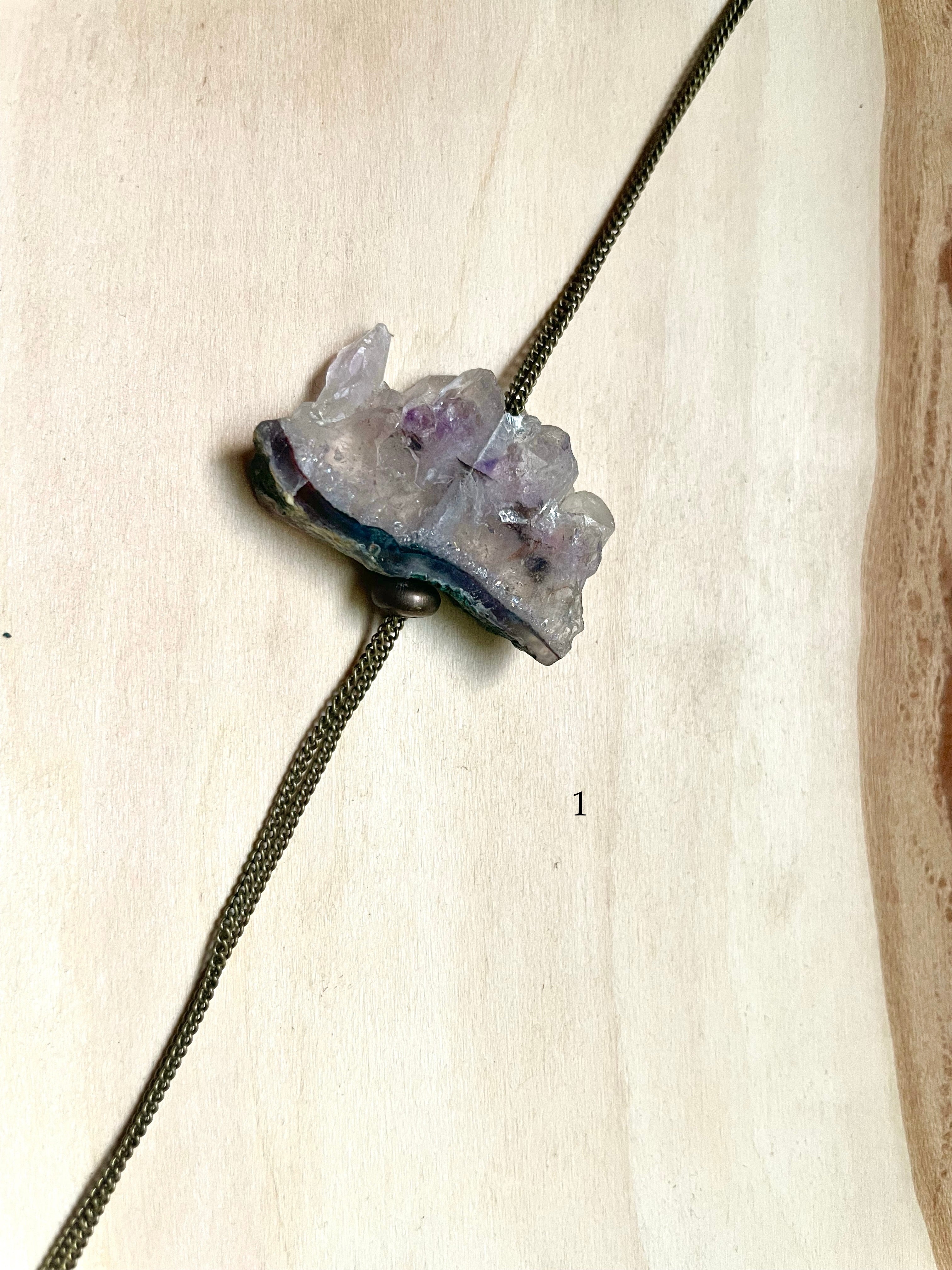 Amethyst Bolo