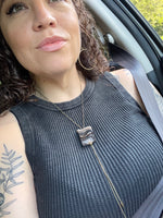 Black Agate Slice Bolo