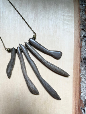 Grayish Brown Drift Wood Fringe