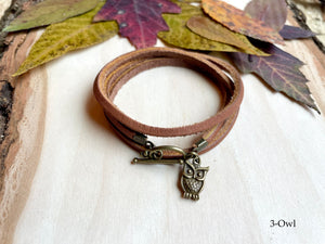 Leather Wrap Bracelet+