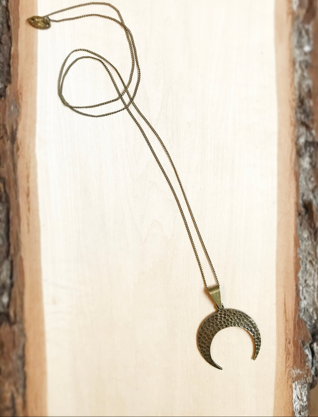 Medium Texture Crescent Moon