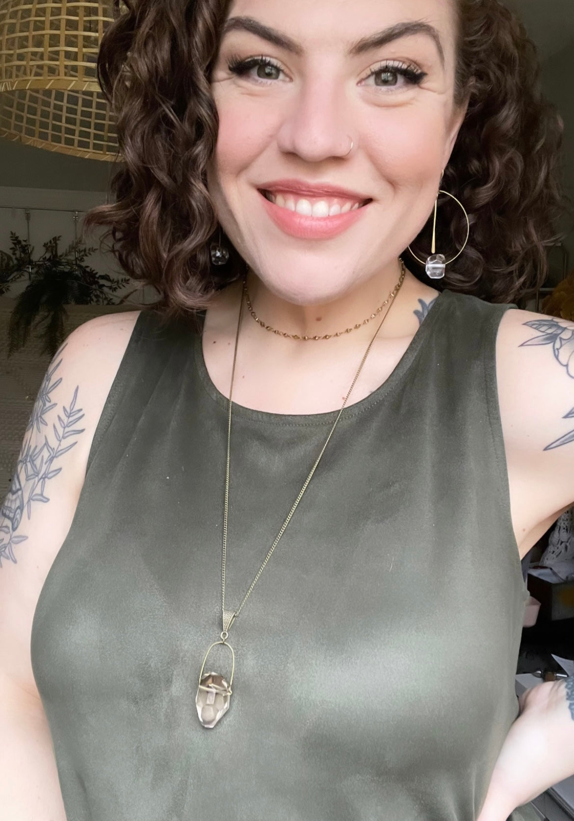 Mini Brass Necklace