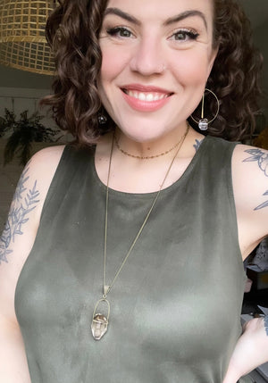 Mini Brass Necklace