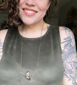 Quartz Statement necklace