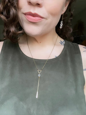 Quartz Crystal Lariat