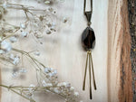 Smoky Quartz Fringe Connector