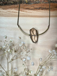 Quartz Statement necklace