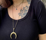 Large Goddess Moon Necklace