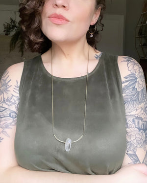 Quartz Statement necklace