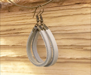 Leather Hoops