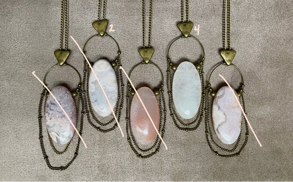 Cherry Blosslom Agate Blooming